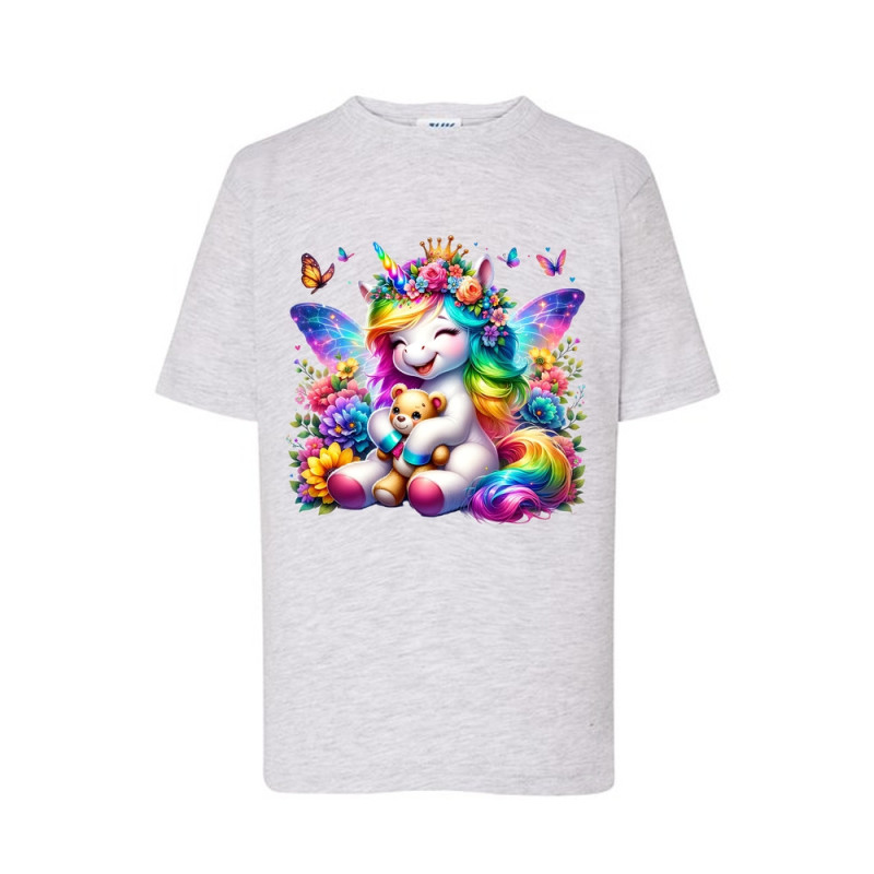 Słodki Jednorożec z miśkiem Koszulka dziecięca 150g