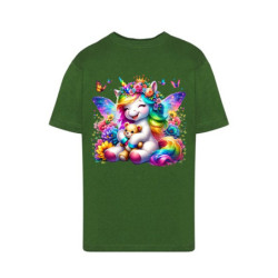 Słodki Jednorożec z miśkiem Koszulka dziecięca 150g