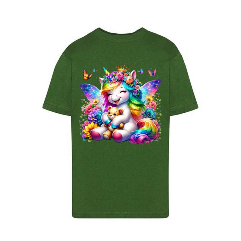 Słodki Jednorożec z miśkiem Koszulka dziecięca 150g