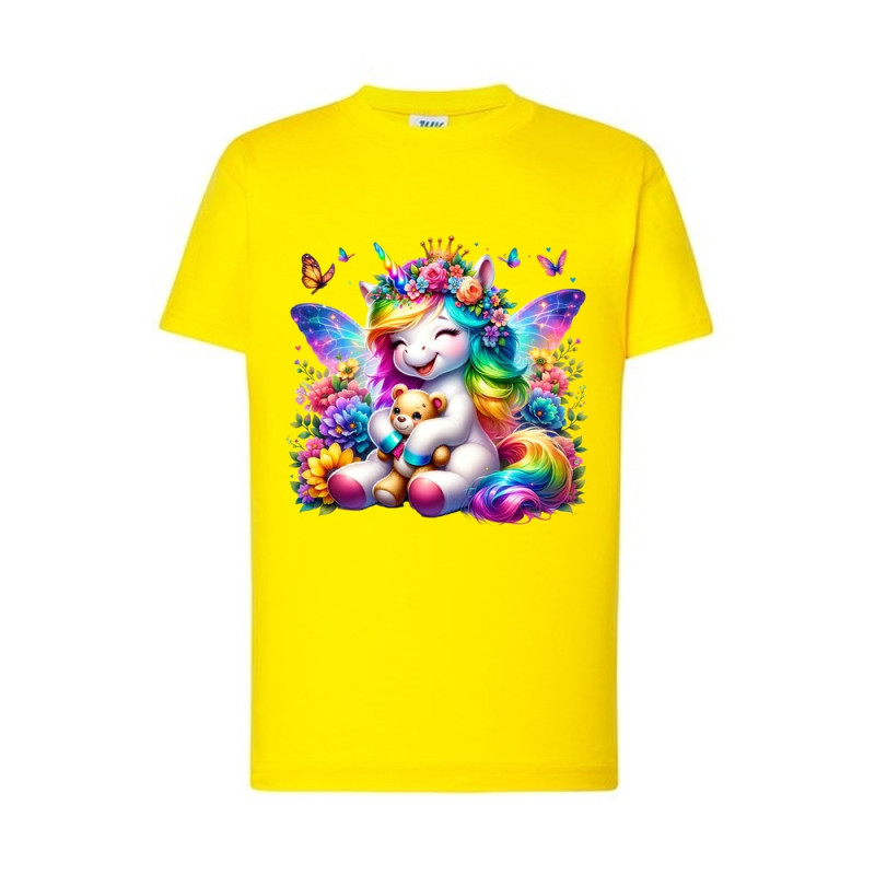 Słodki Jednorożec z miśkiem Koszulka dziecięca 150g