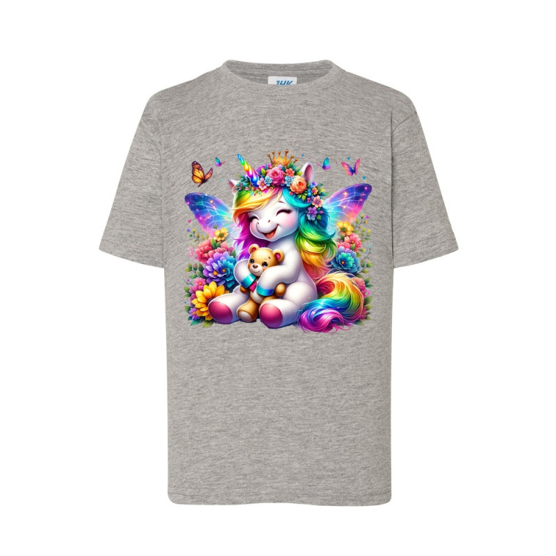 Słodki Jednorożec z miśkiem Koszulka dziecięca 150g