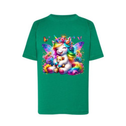 Słodki Jednorożec z miśkiem Koszulka dziecięca 150g