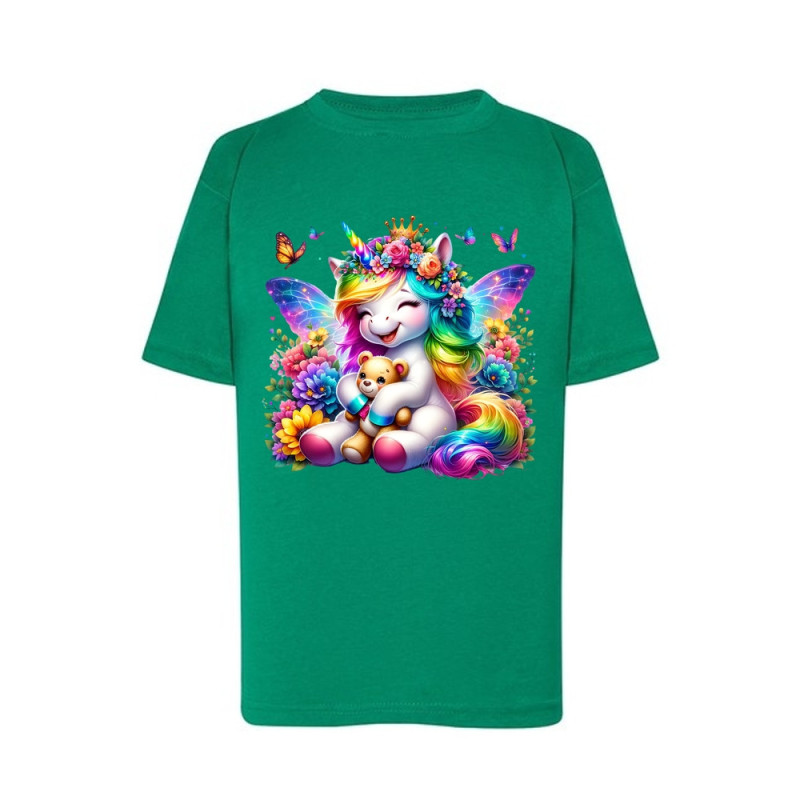 Słodki Jednorożec z miśkiem Koszulka dziecięca 150g
