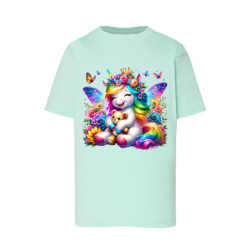 Słodki Jednorożec z miśkiem Koszulka dziecięca 150g