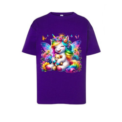 Słodki Jednorożec z miśkiem Koszulka dziecięca 150g