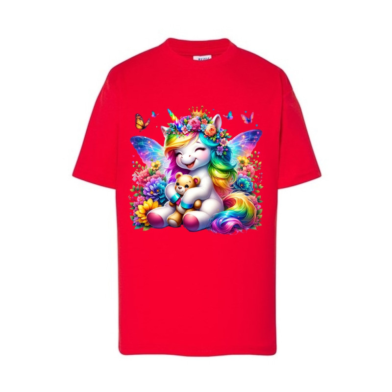 Słodki Jednorożec z miśkiem Koszulka dziecięca 150g