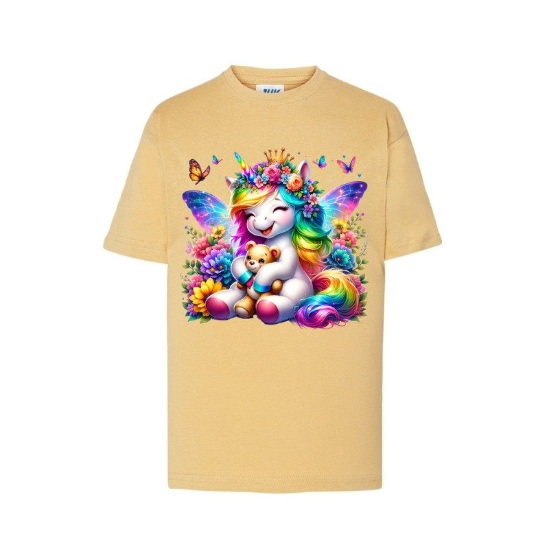 Słodki Jednorożec z miśkiem Koszulka dziecięca 150g