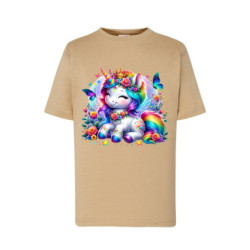 Tęczowy Jednorożec Koszulka dziecięca 150g