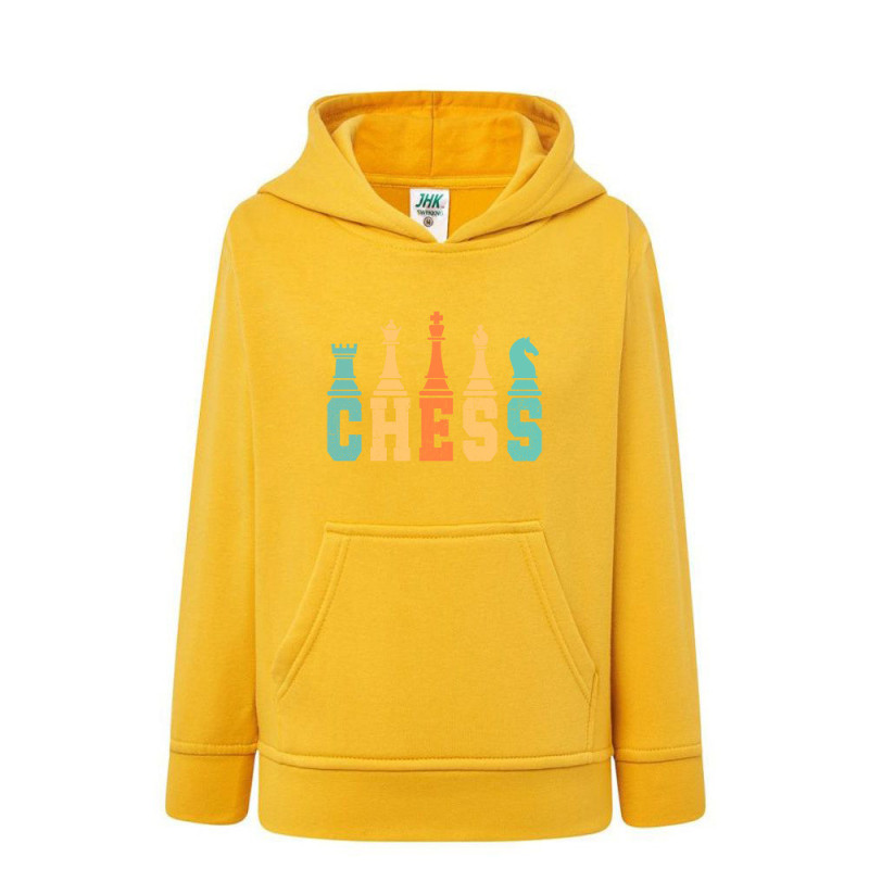 Szachy Chess Bluza dziecięca z kapturem 290g