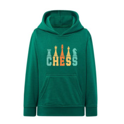 Szachy Chess Bluza dziecięca z kapturem 290g