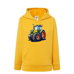 Wielki traktor Bluza dziecięca z kapturem 290g