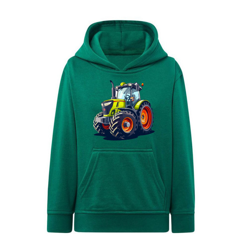 Wielki traktor Bluza dziecięca z kapturem 290g