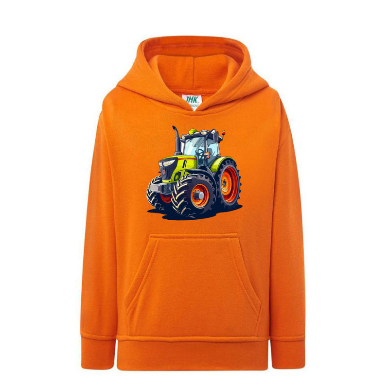 Wielki traktor Bluza dziecięca z kapturem 290g