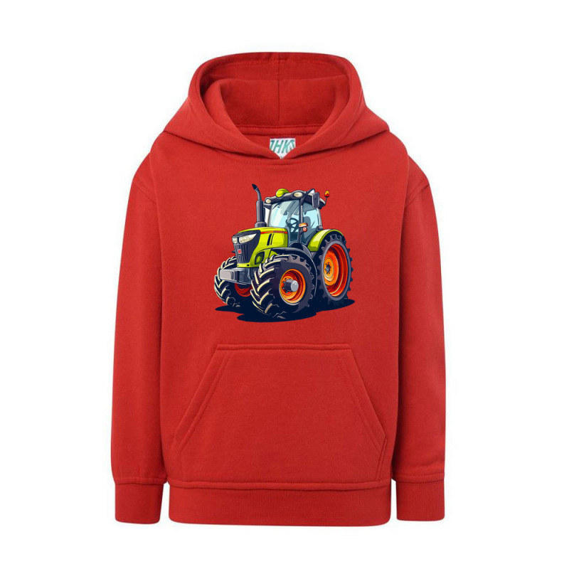 Wielki traktor Bluza dziecięca z kapturem 290g