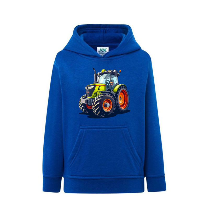 Wielki traktor Bluza dziecięca z kapturem 290g