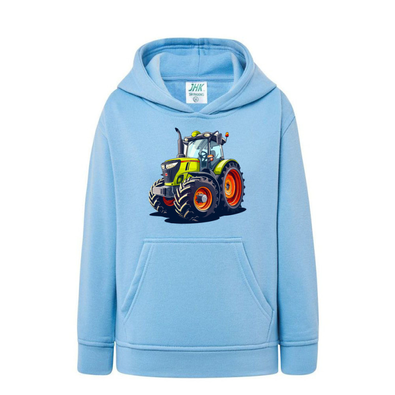 Wielki traktor Bluza dziecięca z kapturem 290g
