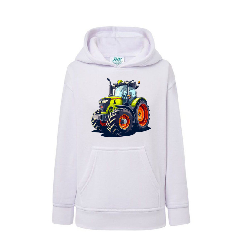 Wielki traktor Bluza dziecięca z kapturem 290g