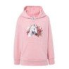 Biały koń i piękne róże Bluza dziecięca z kapturem 290g