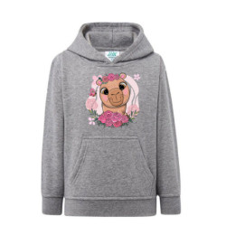 Słodka kapibara Bluza dziecięca z kapturem 290g