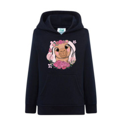 Słodka kapibara Bluza dziecięca z kapturem 290g