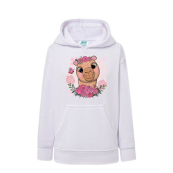 Słodka kapibara Bluza dziecięca z kapturem 290g