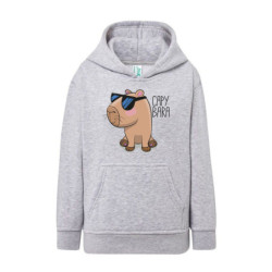 Kapibara w okularach Bluza dziecięca z kapturem 290g
