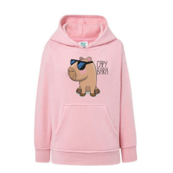 Kapibara w okularach Bluza dziecięca z kapturem 290g
