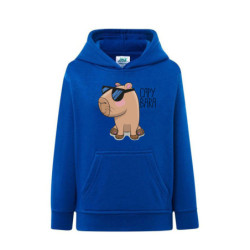 Kapibara w okularach Bluza dziecięca z kapturem 290g