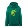 Słodki zielony mały kameleon Bluza dziecięca z kapturem 290g