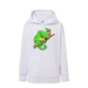 Słodki zielony mały kameleon Bluza dziecięca z kapturem 290g
