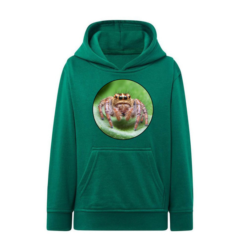 Pająk Skakun Bluza dziecięca z kapturem 290g