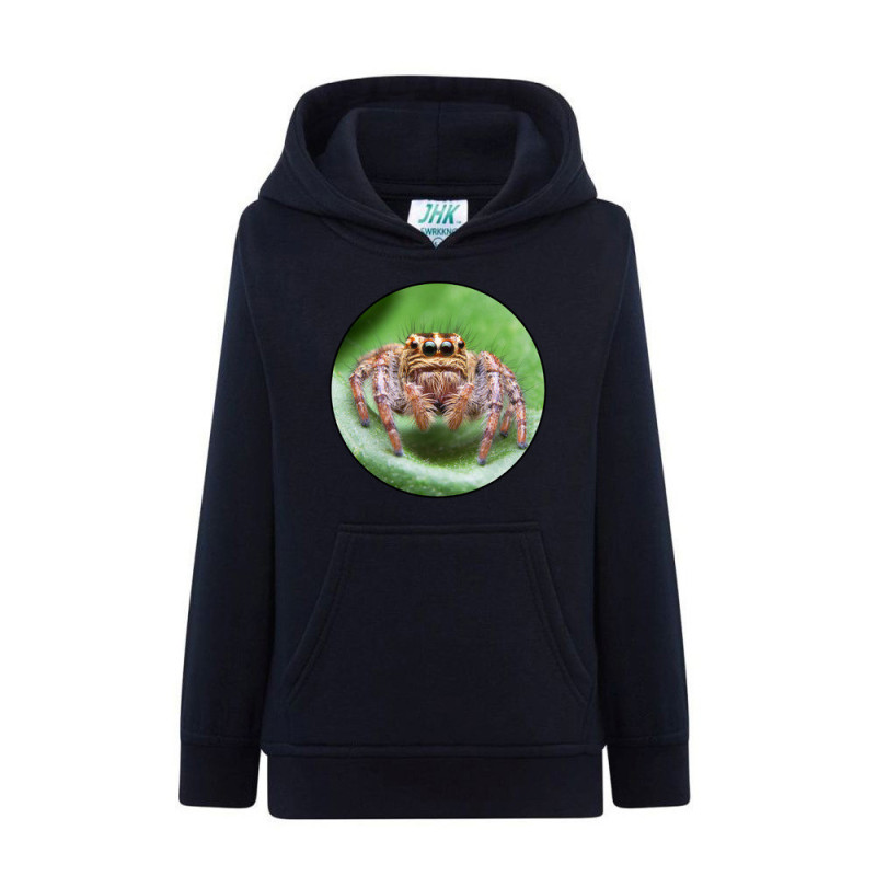 Pająk Skakun Bluza dziecięca z kapturem 290g