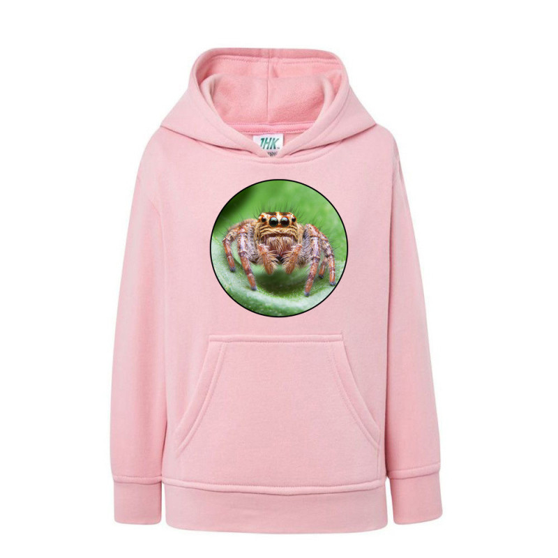 Pająk Skakun Bluza dziecięca z kapturem 290g