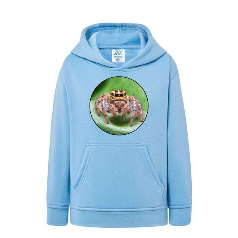 Pająk Skakun Bluza dziecięca z kapturem 290g