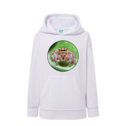 Pająk Skakun Bluza dziecięca z kapturem 290g