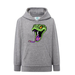 Niebezpieczny wąż Bluza dziecięca z kapturem 290g