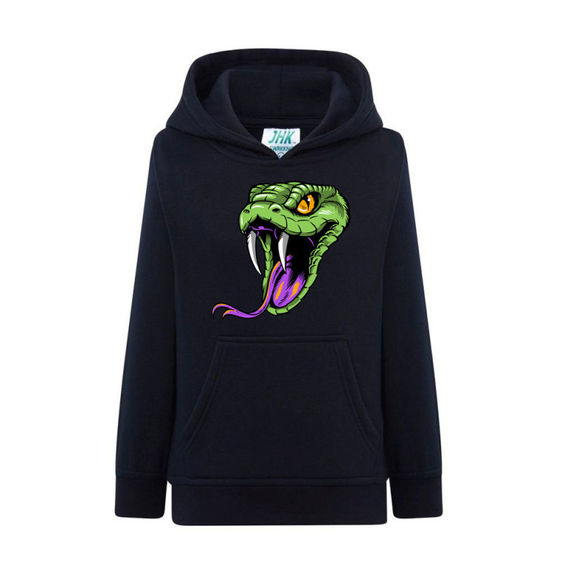 Niebezpieczny wąż Bluza dziecięca z kapturem 290g