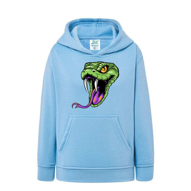 Niebezpieczny wąż Bluza dziecięca z kapturem 290g