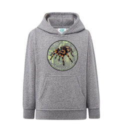 Ptasznik czerwonokolanowy Bluza dziecięca z kapturem 290g