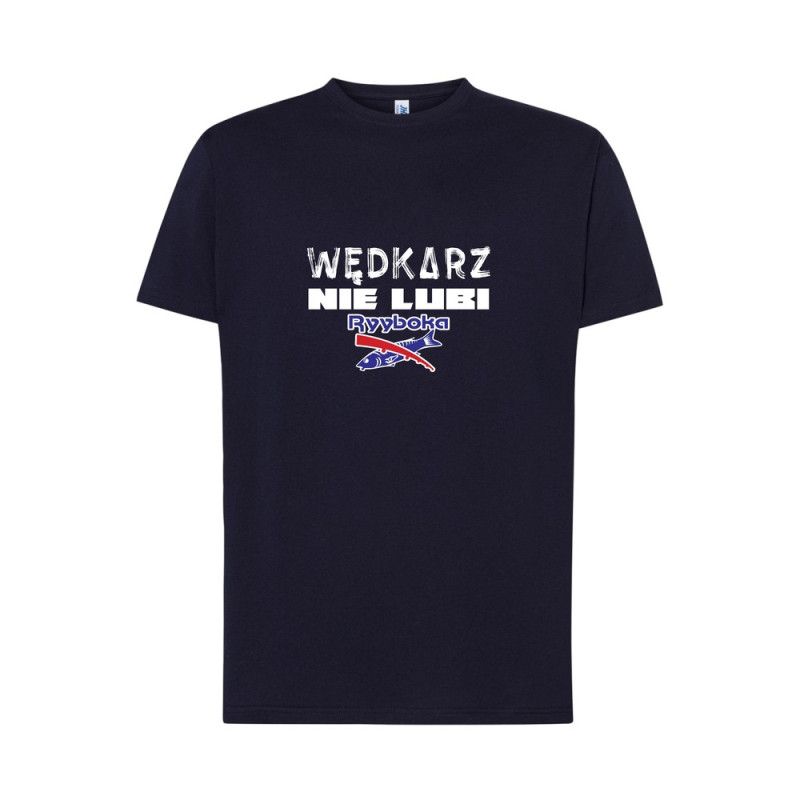 Wędkarz nie lubi Ryyboka Koszulka męska 170g
