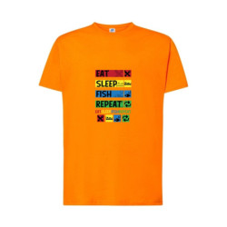Eat Sleep Fish Repeat Koszulka męska 155g