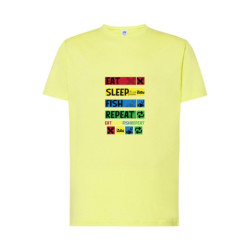 Eat Sleep Fish Repeat Koszulka męska 155g