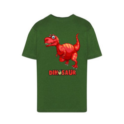 Dinosaur Tyranosaur czerwony Koszulka dziecięca 150g