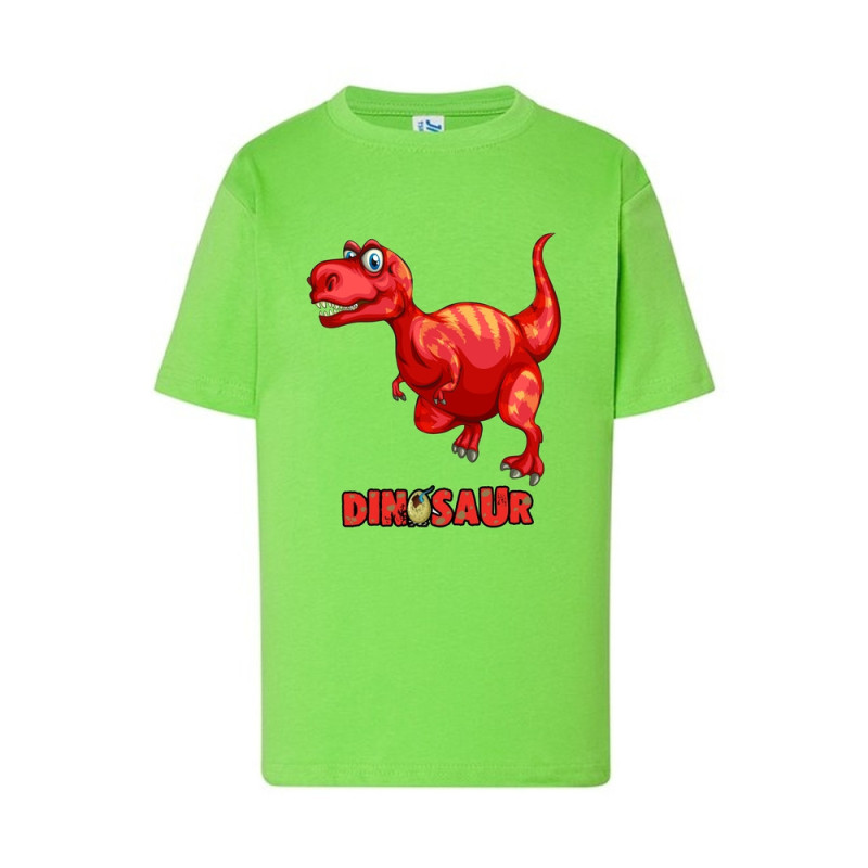 Dinosaur Tyranosaur czerwony Koszulka dziecięca 150g
