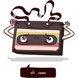 Kaseta magnetofonowa Koszulka damska 170g